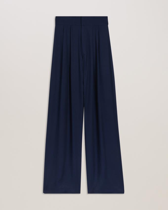 Pantalon Ted Baker Wide Leg Bleu Marine Femme | RNM-91349806